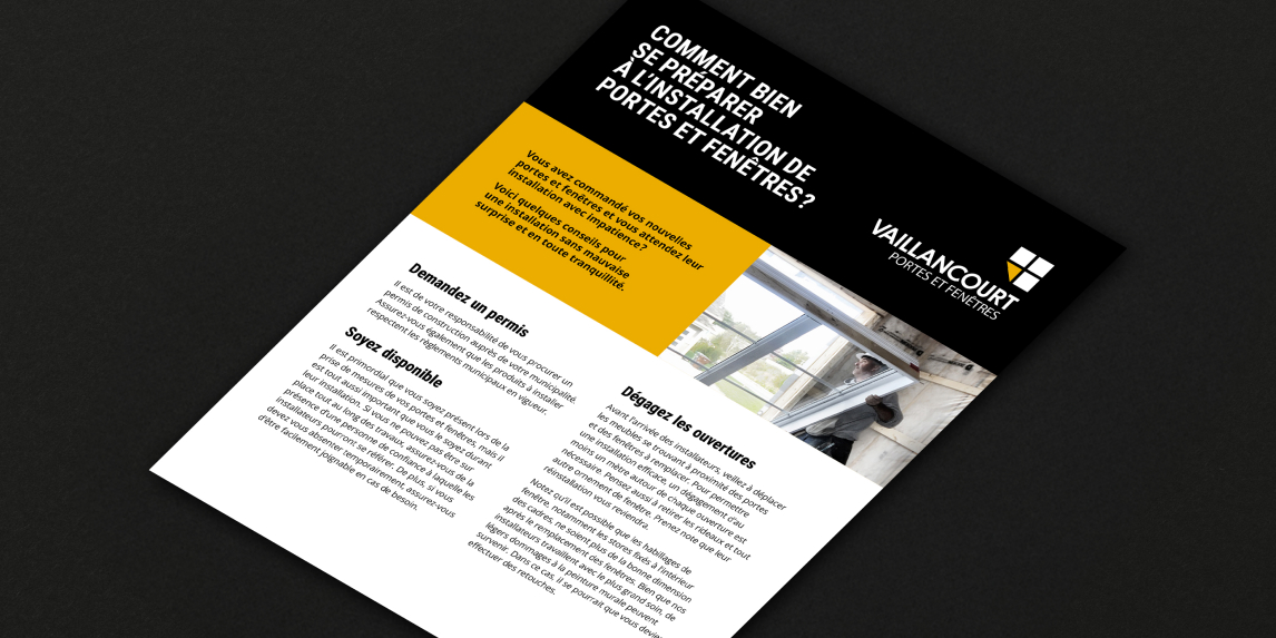 Guide de préparation à l’installation